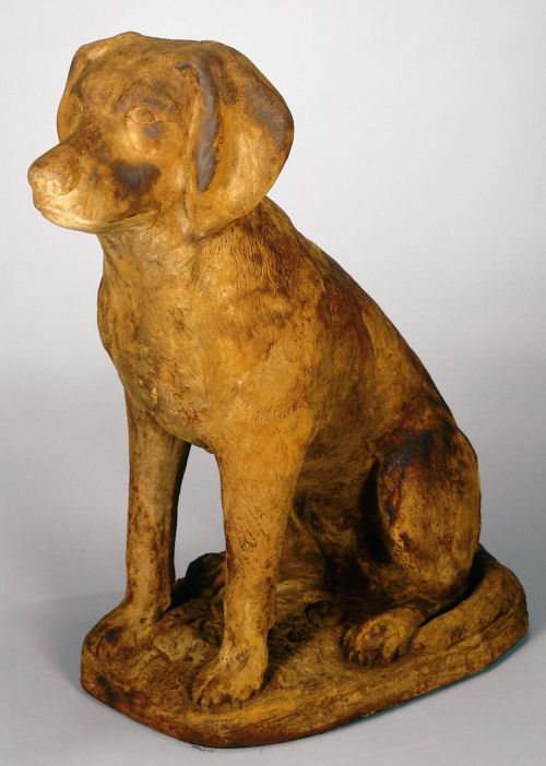 large labrador garden statue