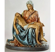 Pieta by Michelanglo Hand-Painted