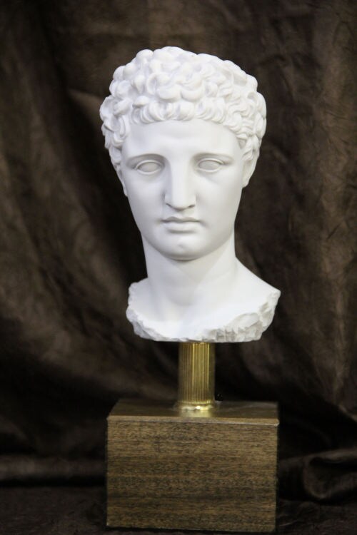 Head of Olympia Hermes 10" on Base Bust Statue | Statue.com