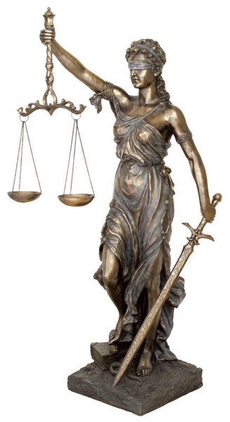 Life Size Lady Justice Statue Goddess of Law Sculpture | Statue.com