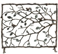 Bird and Branch Firescreen