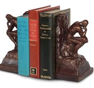 Thinker Bookend Set