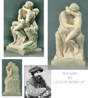 THE KISS BY RODIN 
